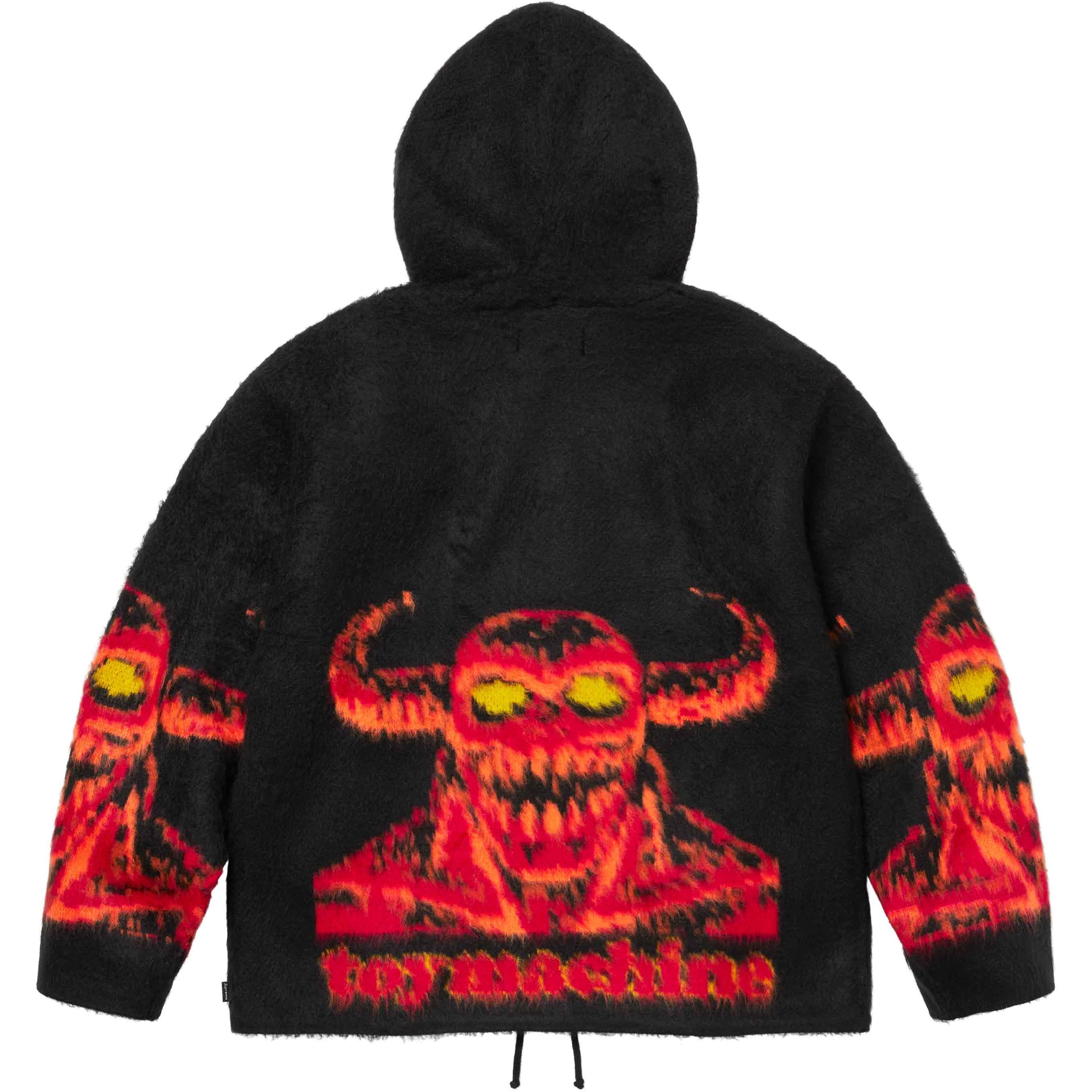 Supreme/Toy Machine Zip Up Hooded Sweater view 2